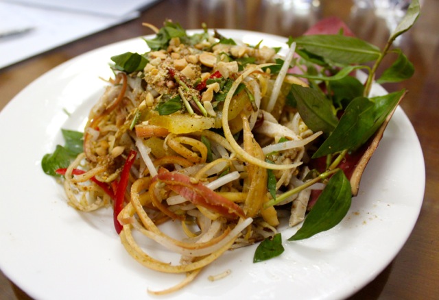 Banana flower salad